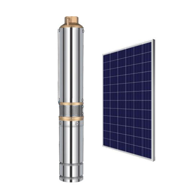 4 Inch 72V DC Brushless Submersible Solar Powered Pump 